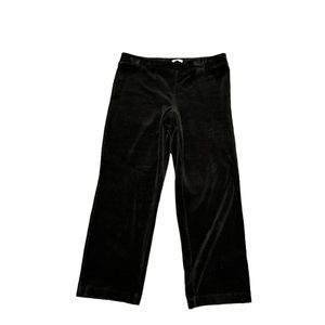 Talbots black velour straight leg pant.
LP. GUC